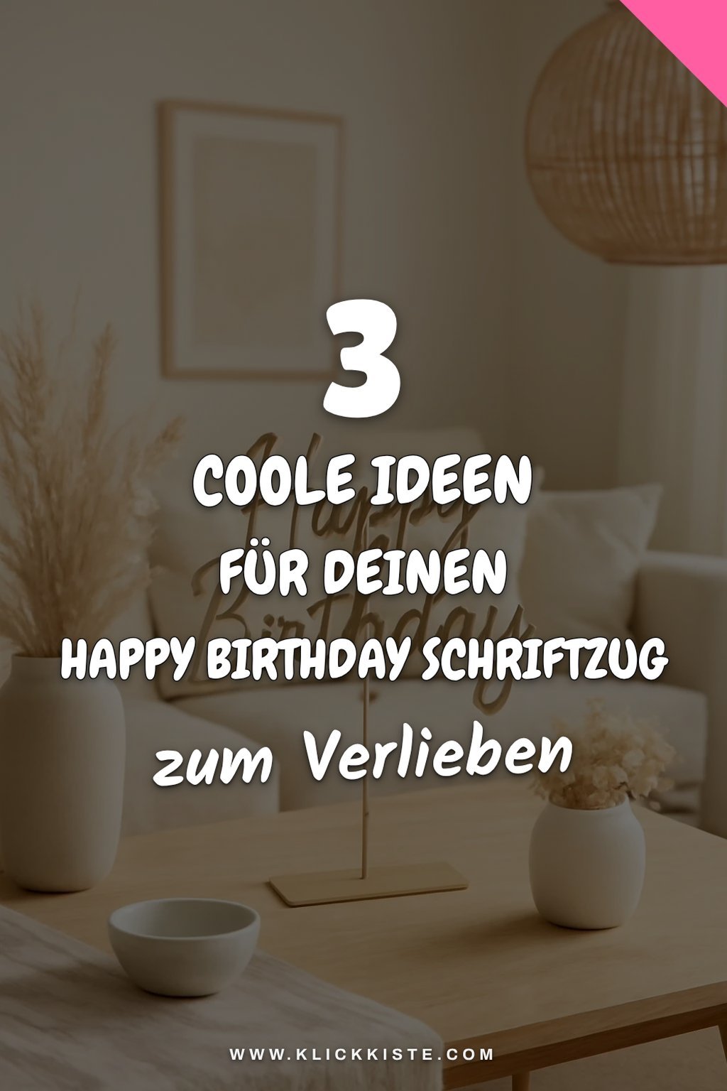Diese originellen Happy Birthday Schriftzüge sind der Hit