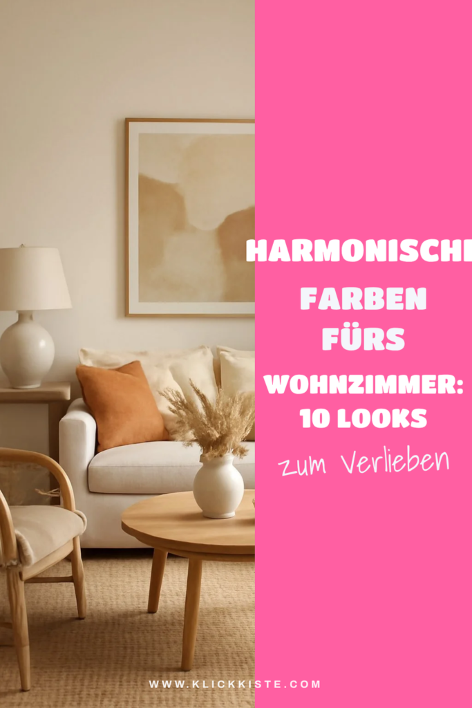 Harmonische Farben fürs Wohnzimmer: 10 Looks für gemütliche Atmosphäre