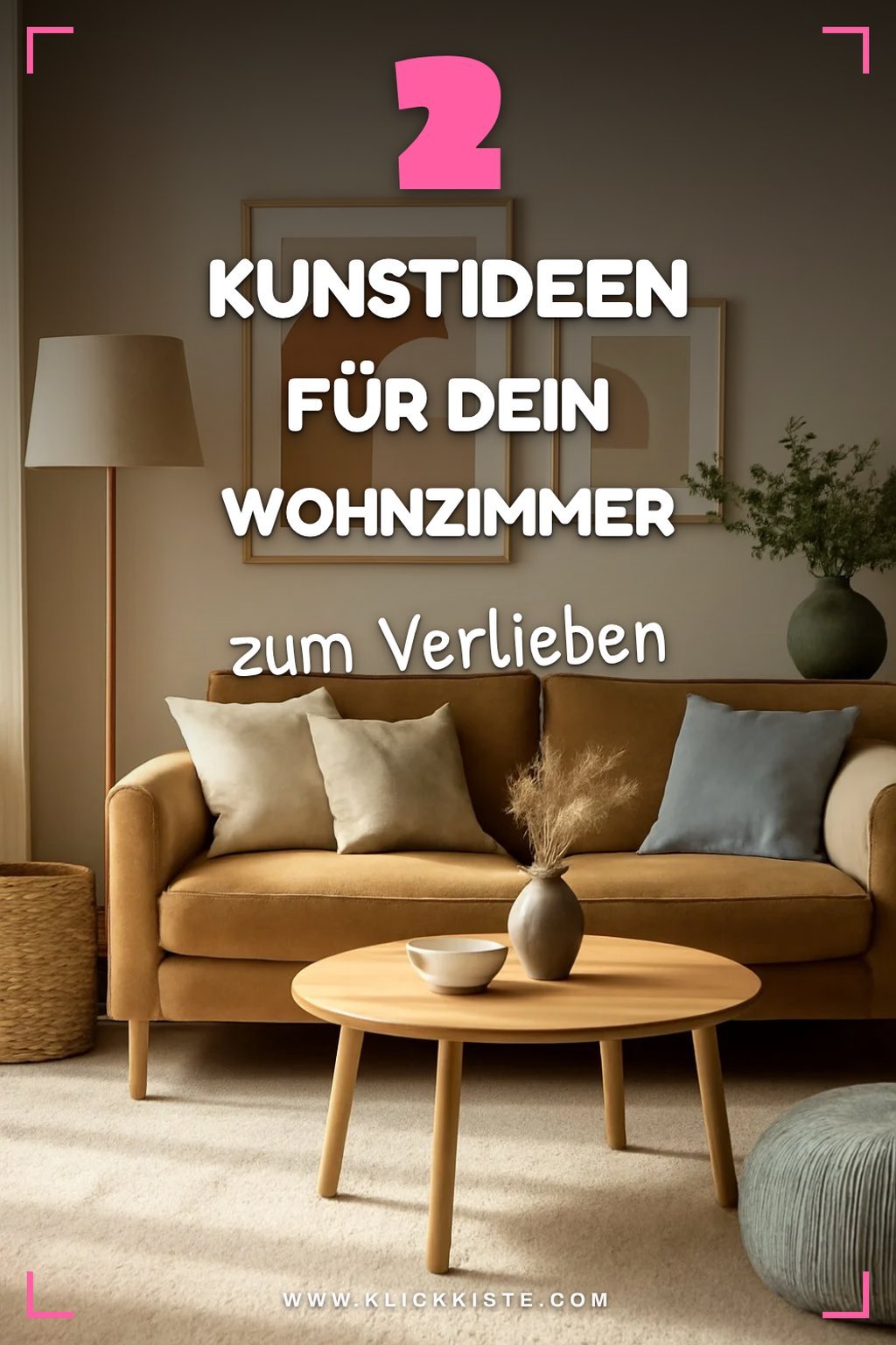 Farbige Akzente mit Kunstwerken setzen