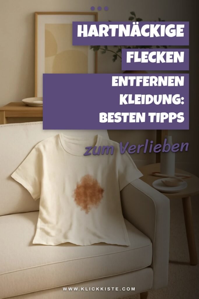 Hartnäckige Flecken Entfernen Kleidung: Die besten Tipps & Hausmittel