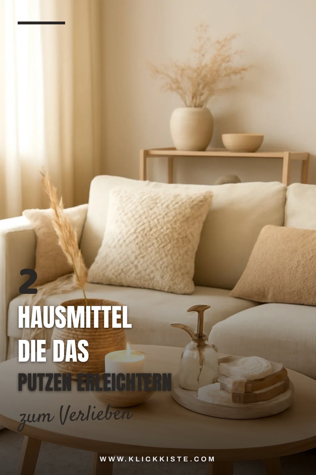 Clever putzen mit Hausmitteln