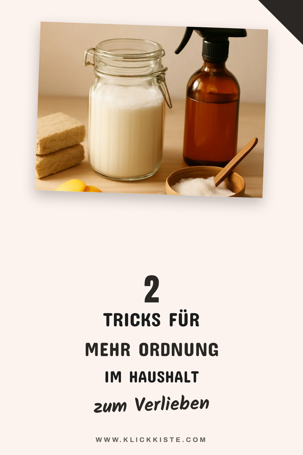 Ordnung im Haushalt schaffen