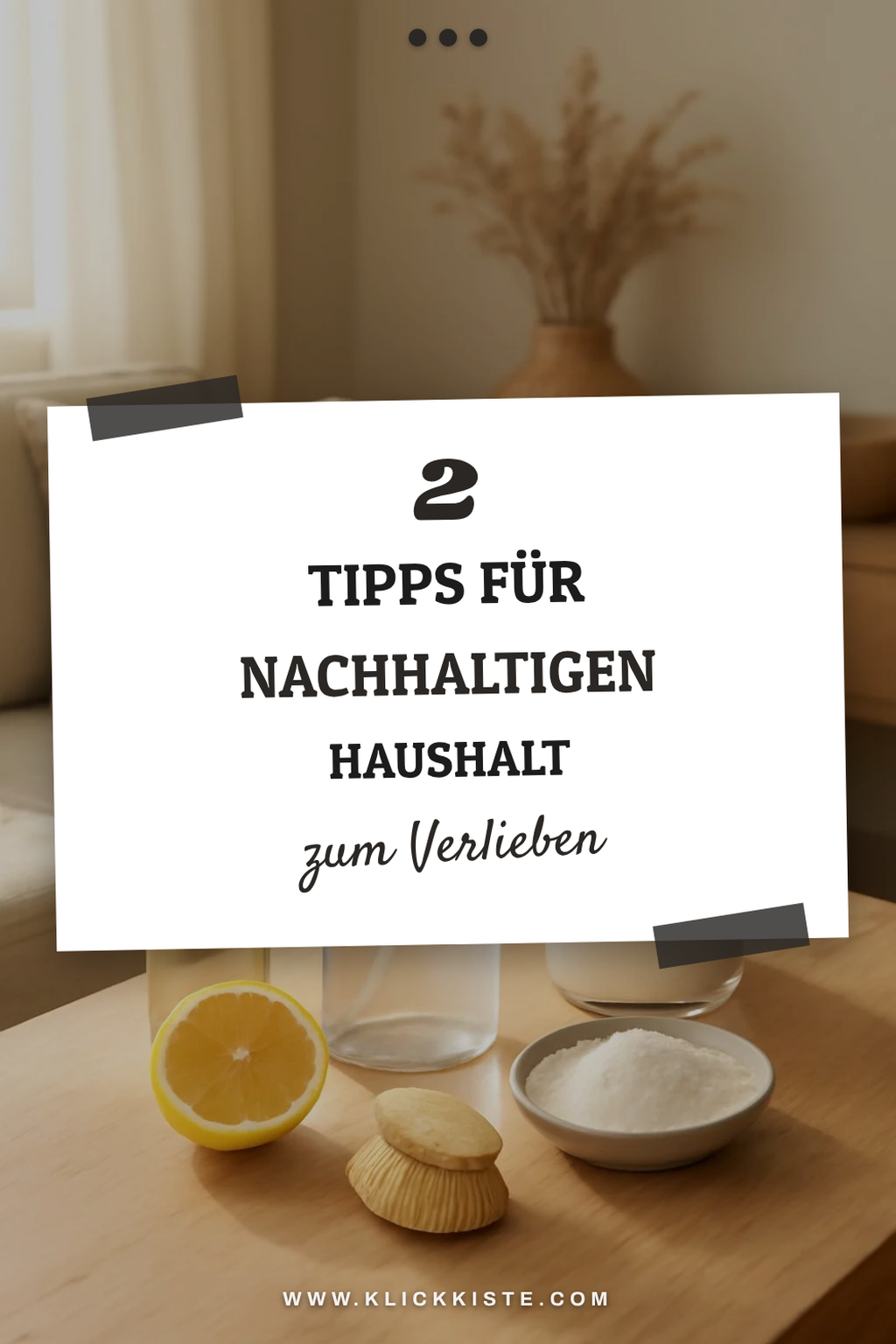 Nachhaltig leben im Haushalt