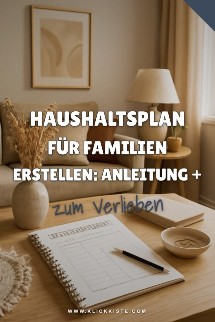 Haushaltsplan für Familien erstellen: Anleitung + 4 Vorlagen
