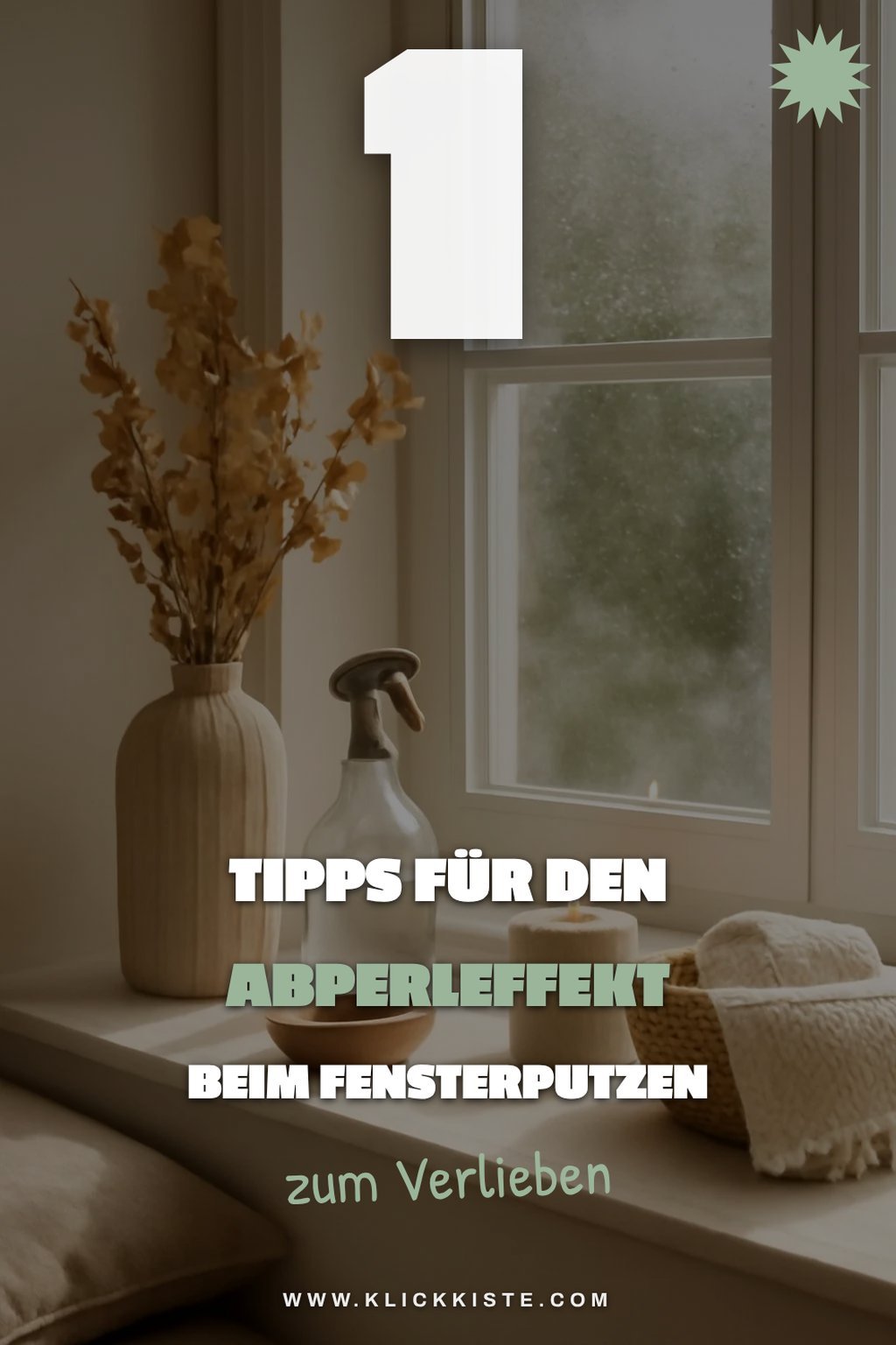 So erzielst du den perfekten Abperleffekt beim Fensterputzen