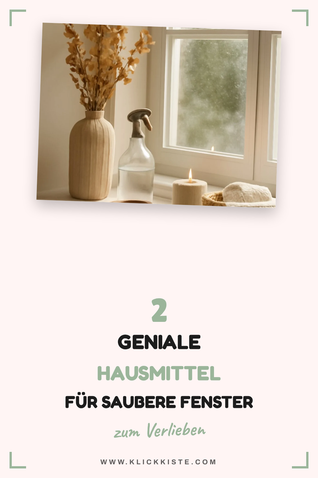 Effektive Hausmittel für saubere Fenster