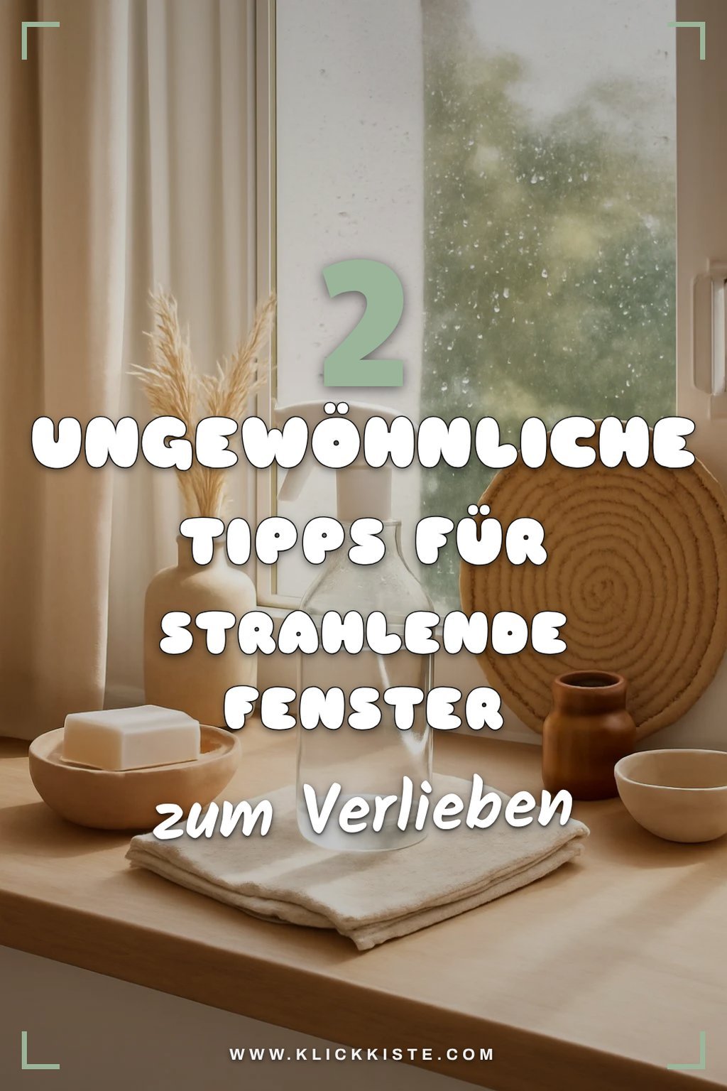 Ungewöhnliche Tipps für strahlende Fenster