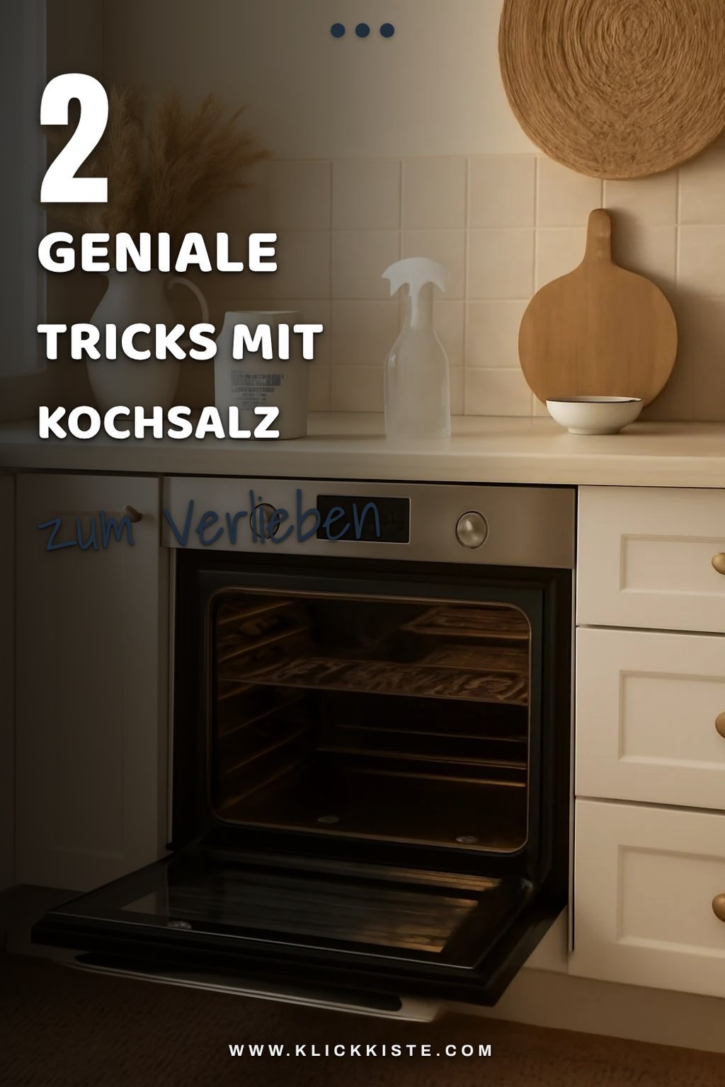 Kochsalz für einfache Reinigung