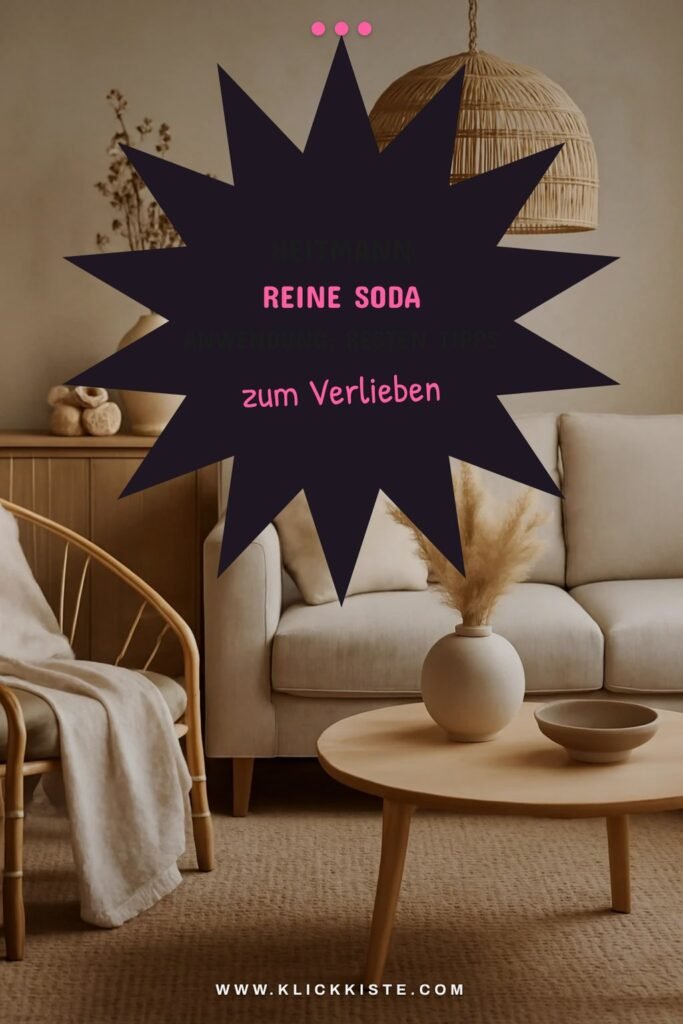 Heitmann Reine Soda Anwendung: Die besten Tipps & Hausmittel