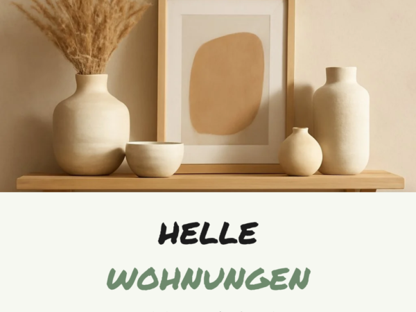 Helle Wohnungen einrichten: 5 einfache DIY-Tipps mit Sofort-Wirkung