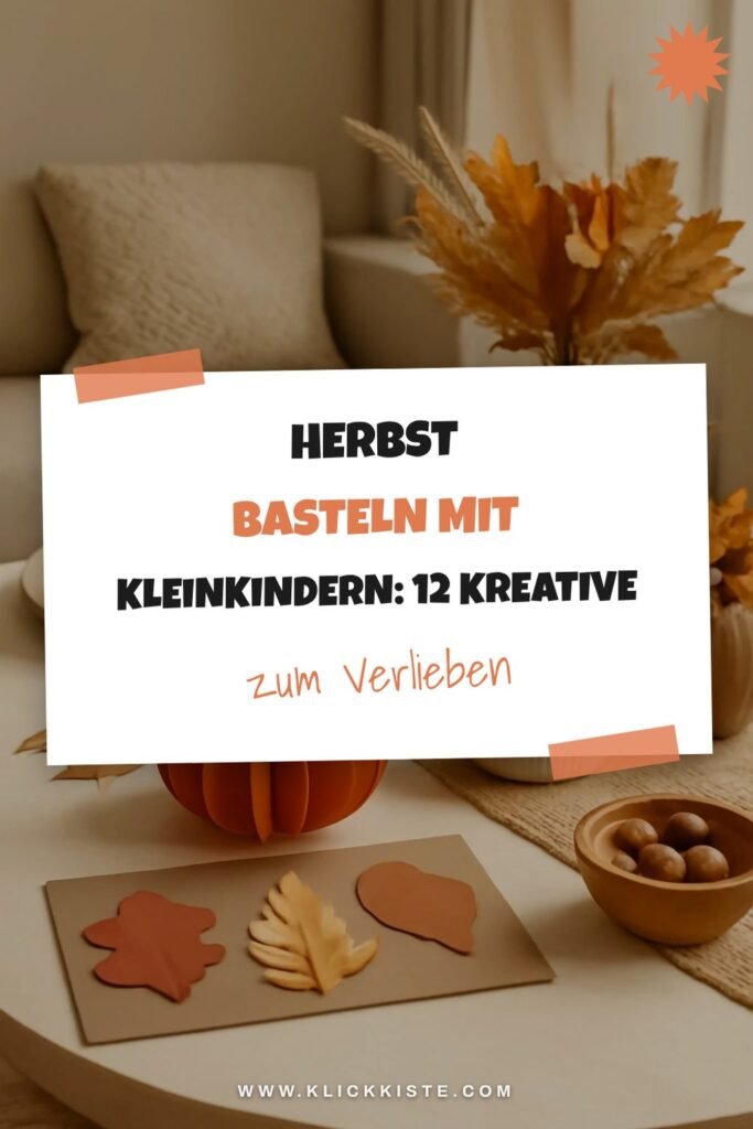 Herbst Basteln mit Kleinkindern: 12 kreative Ideen zum Selbermachen