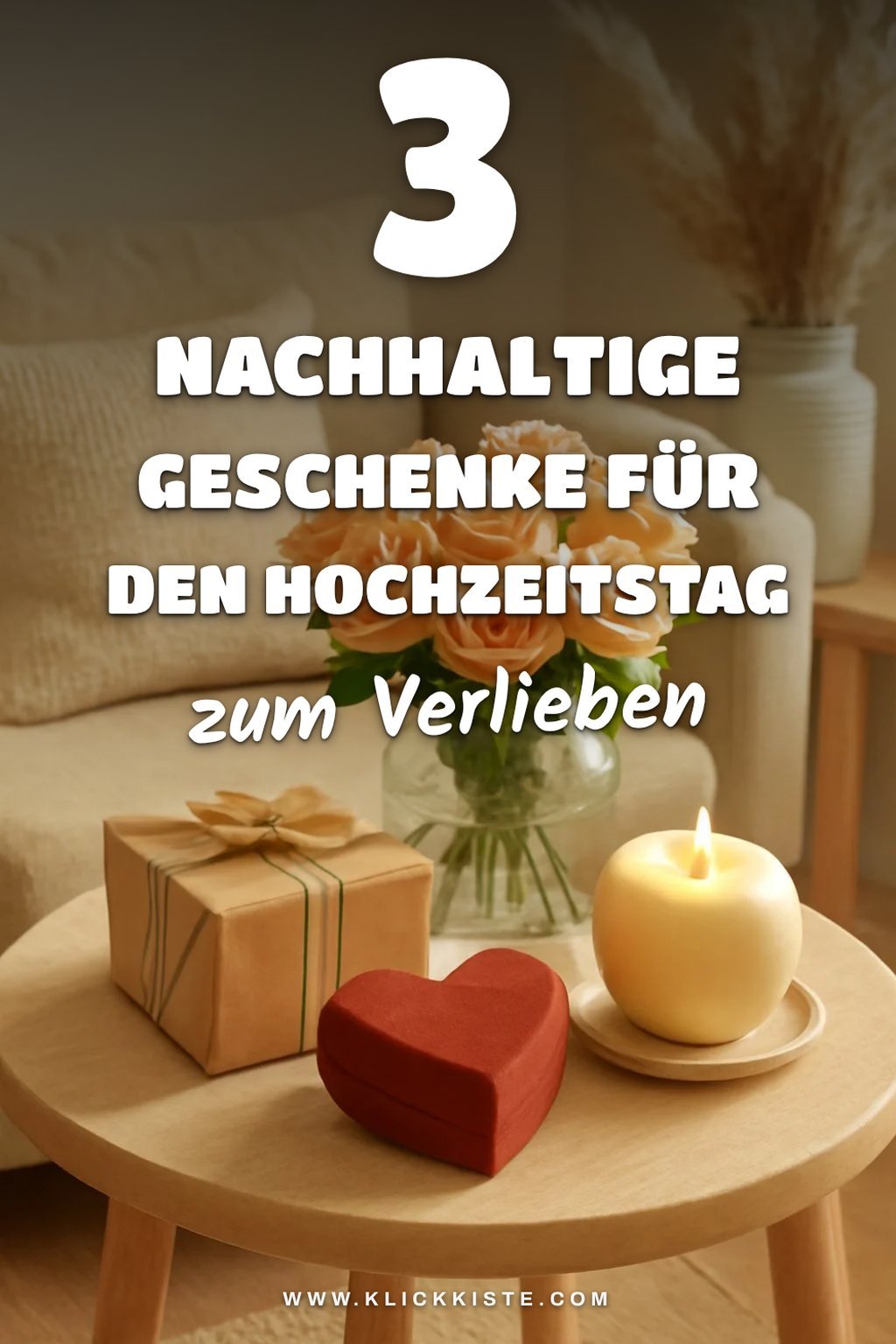 Diese 3 nachhaltigen Geschenke sind perfekt für den Hochzeitstag