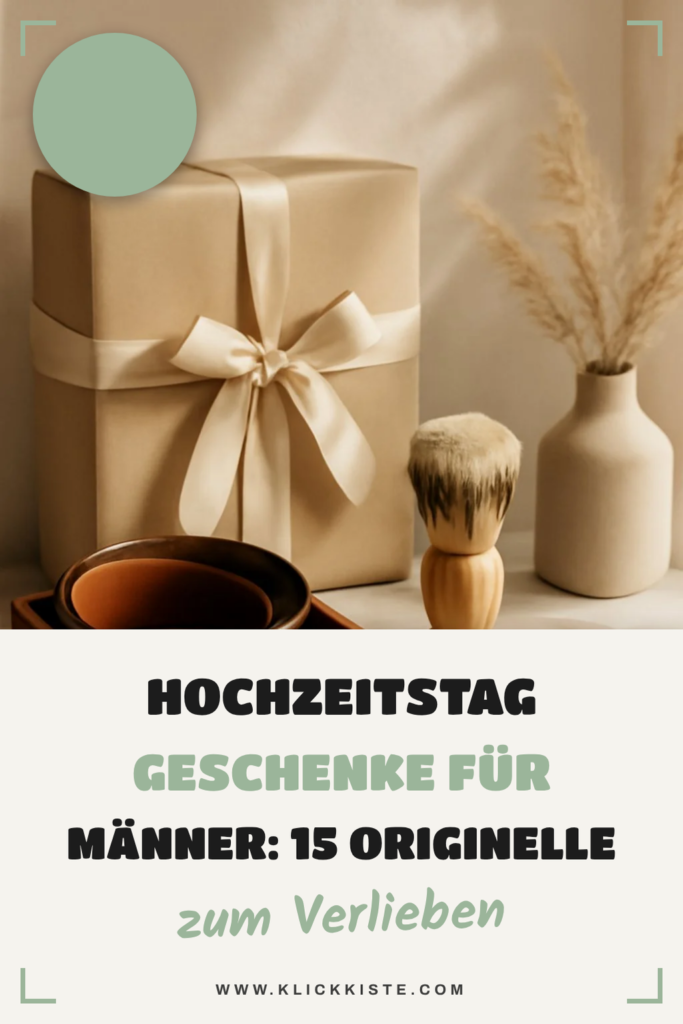 Hochzeitstag Geschenke für Männer: 15 originelle Ideen für 2026
