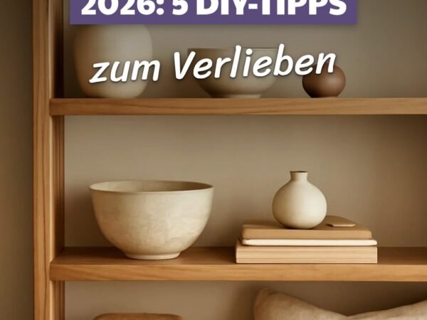 Holz-Akzente im Wohntrend 2026: 5 DIY-Tipps für moderne Wohnideen