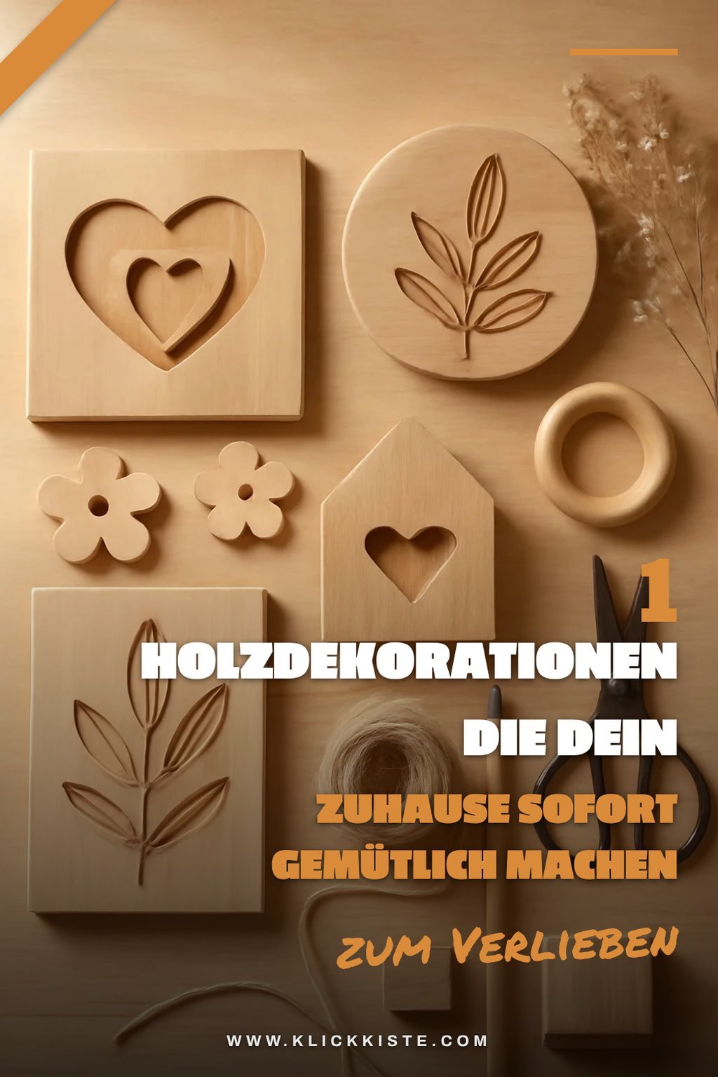 Entdecke 5 Holzdekorationen für dein Zuhause