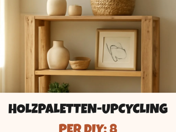 Holzpaletten-Upcycling per DIY: 8 kreative Projekte für Zuhause