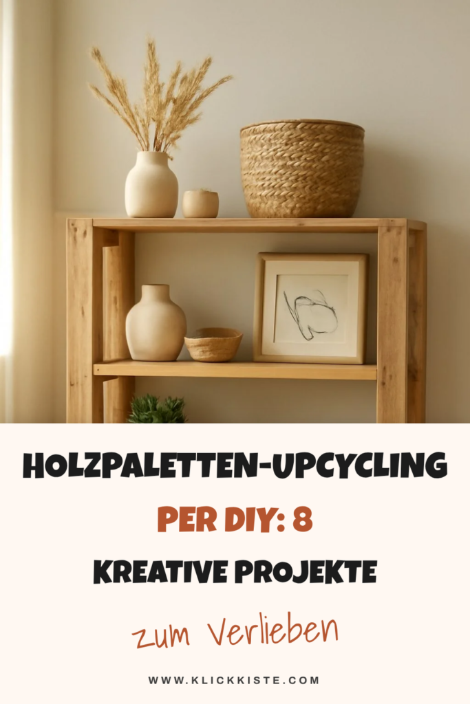 Holzpaletten-Upcycling per DIY: 8 kreative Projekte für Zuhause