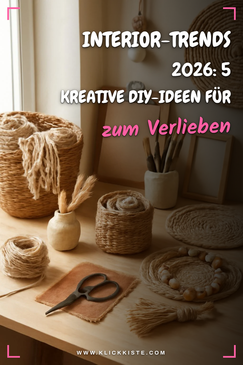 Interior-Trends 2026: 5 kreative DIY-Ideen für einzigartige Räume