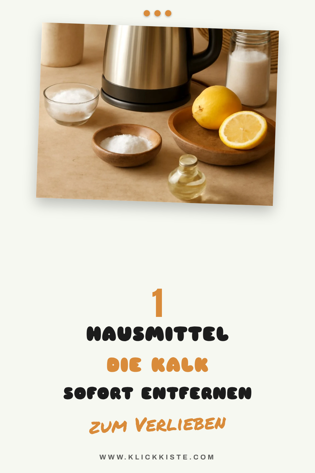 5 einfache Hausmittel gegen Kalkablagerungen im Wasserkocher