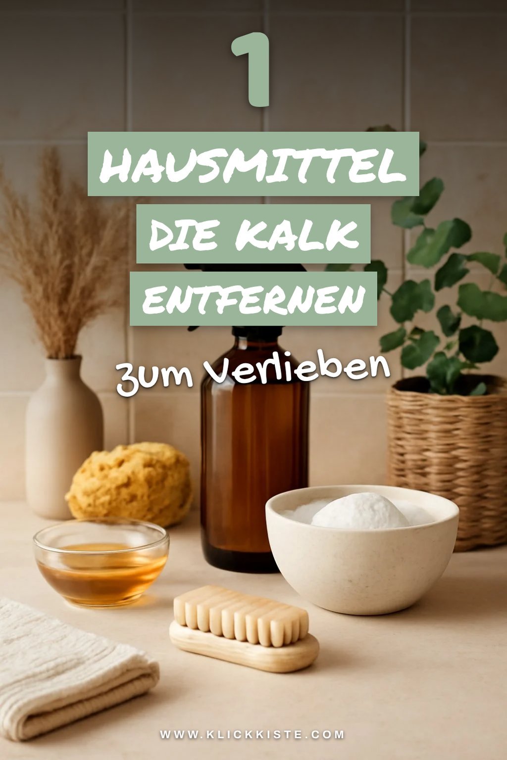 Diese 5 Hausmittel entfernen Kalk von deinen Fliesen!