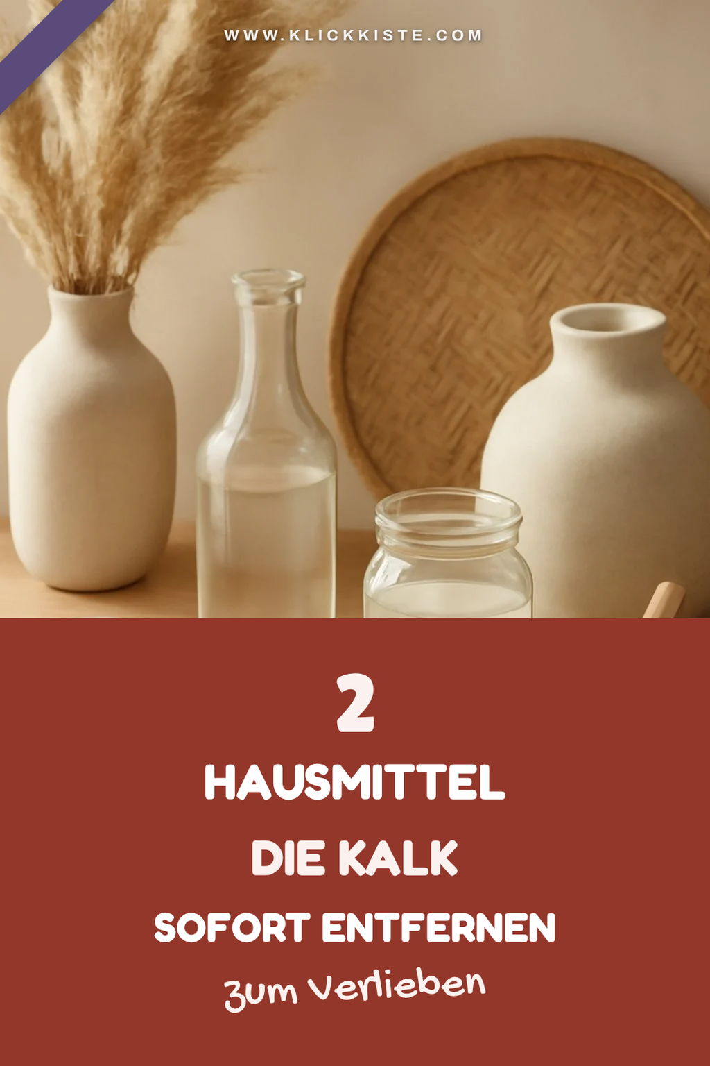Diese 6 Hausmittel entfernen Kalk schnell und effektiv