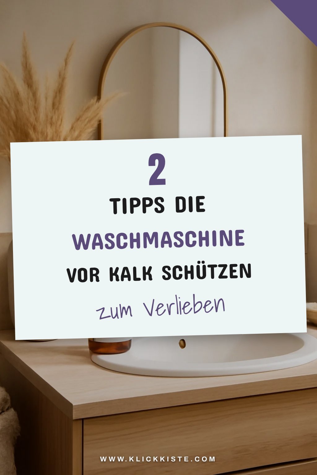 Kalkablagerungen in der Waschmaschine vermeiden