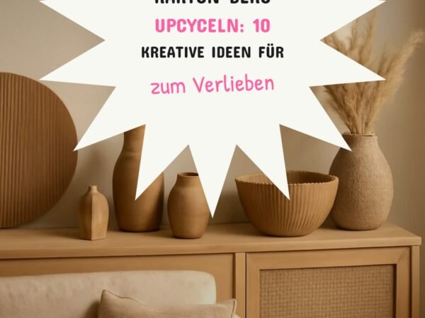 Karton-Deko upcyceln: 10 kreative Ideen für Zuhause