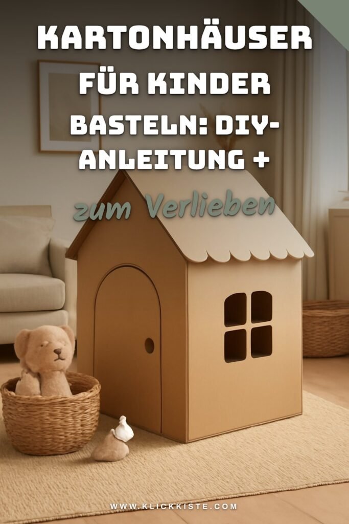 Kartonhäuser für Kinder basteln: DIY-Anleitung + Tipps