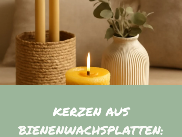 Kerzen aus Bienenwachsplatten: 12 kreative Ideen zum Selbermachen