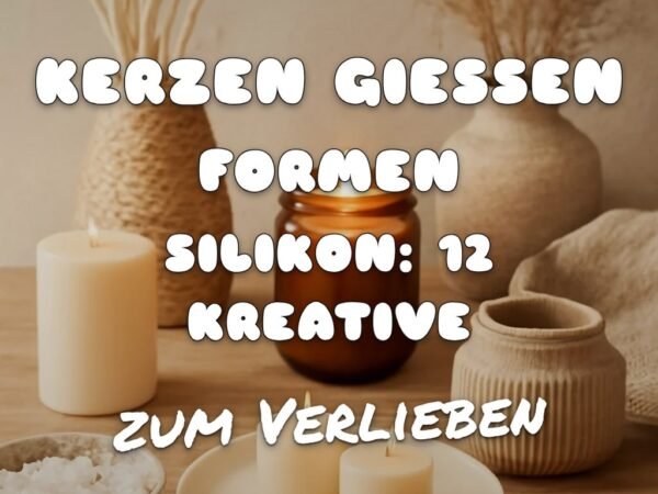Kerzen Gießen Formen Silikon: 12 kreative Ideen zum Selbermachen