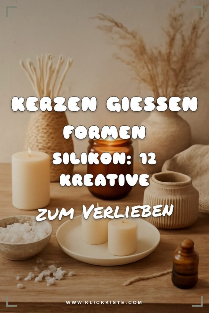 Kerzen Gießen Formen Silikon: 12 kreative Ideen zum Selbermachen