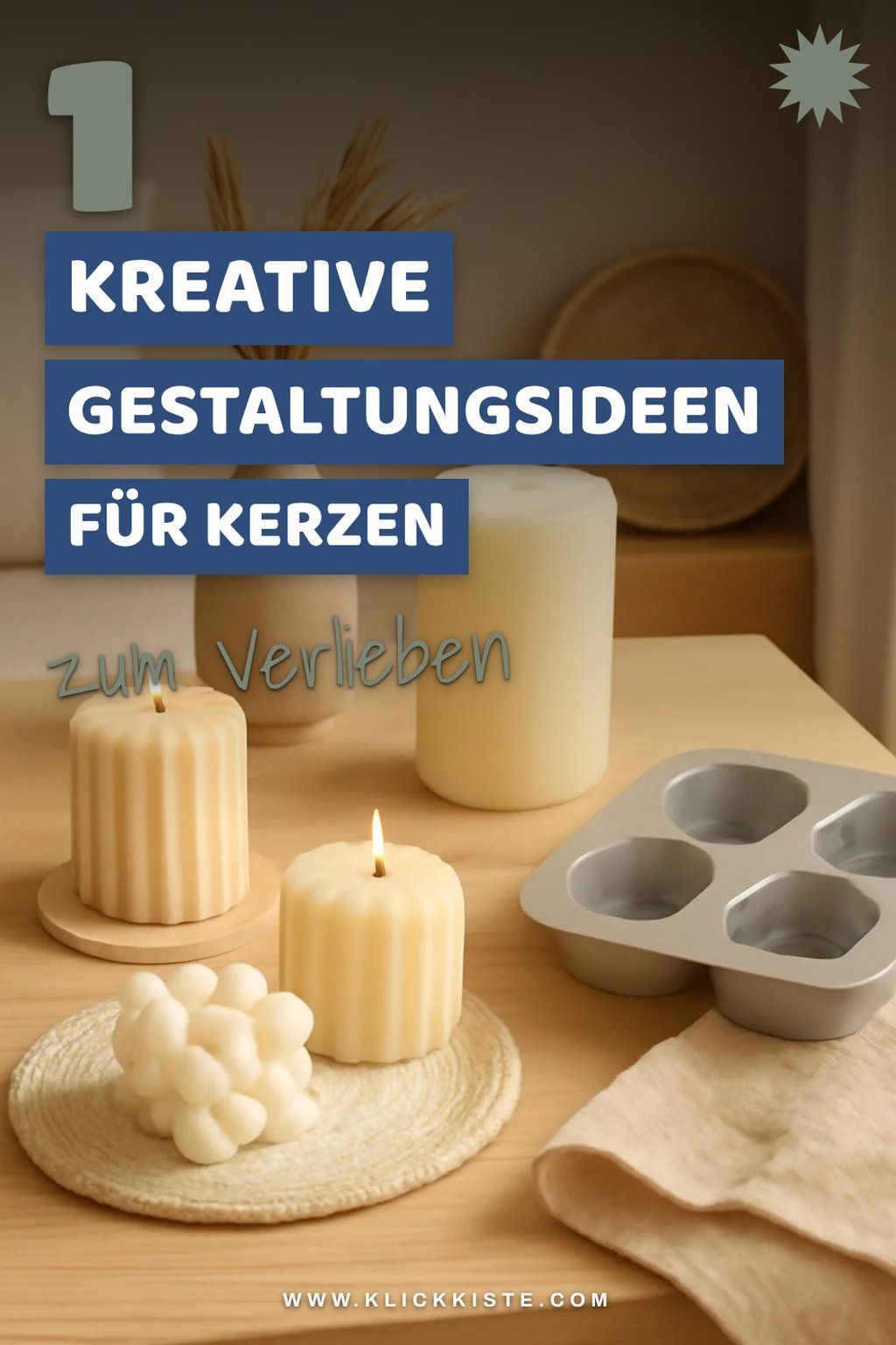 So gestaltest du deine Kerzen kreativ