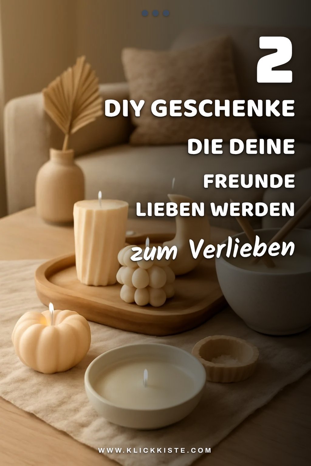 DIY Kerzen als persönliche Geschenke