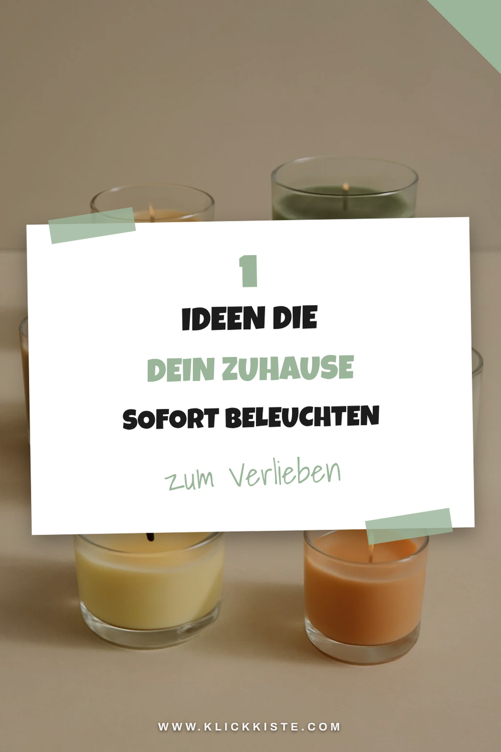 So gestaltest du deine Kerzen in 7 kreativen Varianten