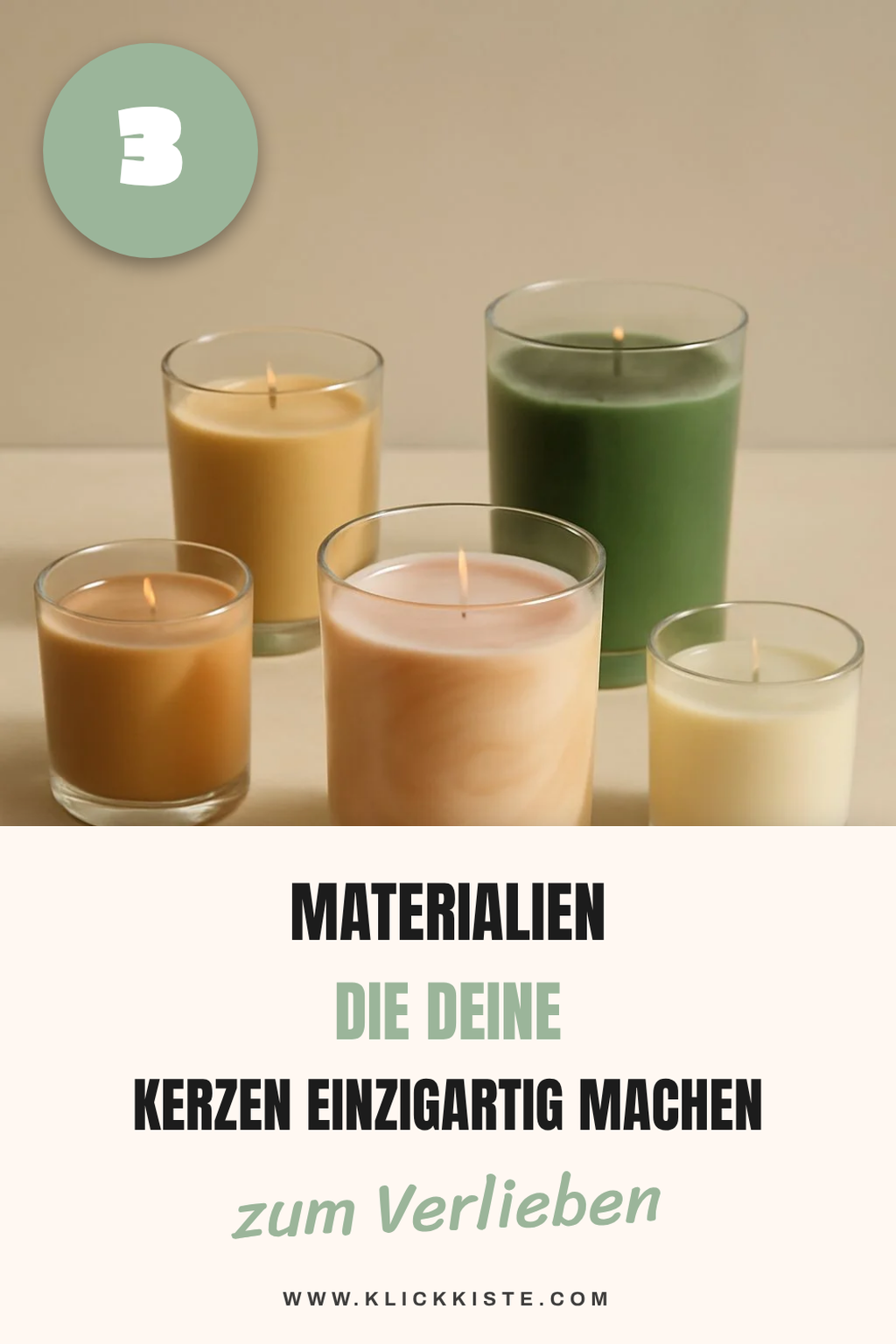 Welche Materialien benötigst du für kreative Kerzen?