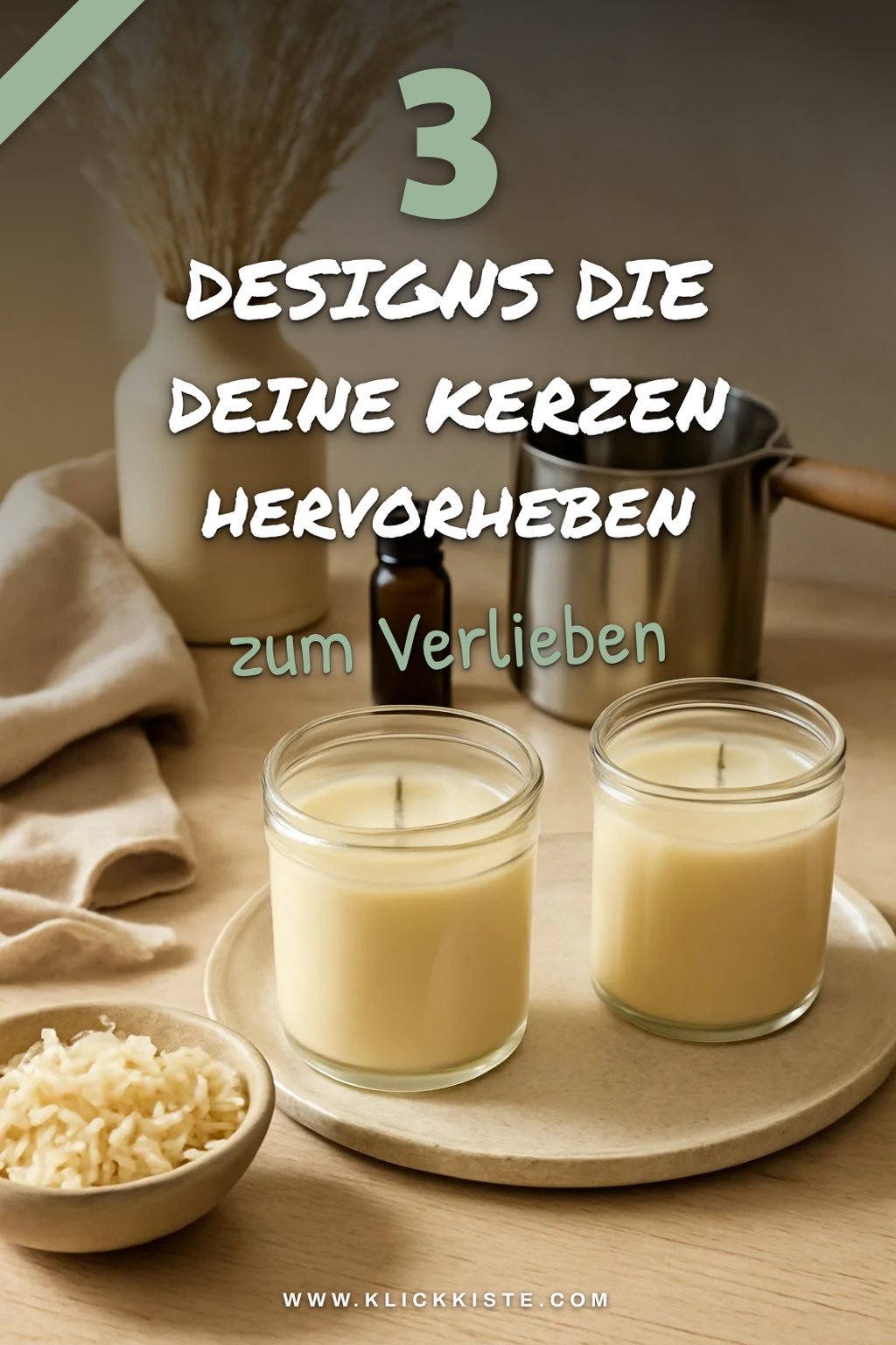 Kreative Designs für deine Kerzen im Glas