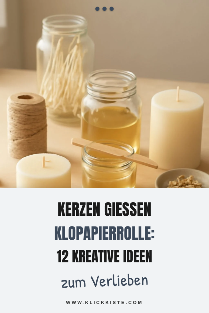 Kerzen Gießen Klopapierrolle: 12 kreative Ideen zum Selbermachen