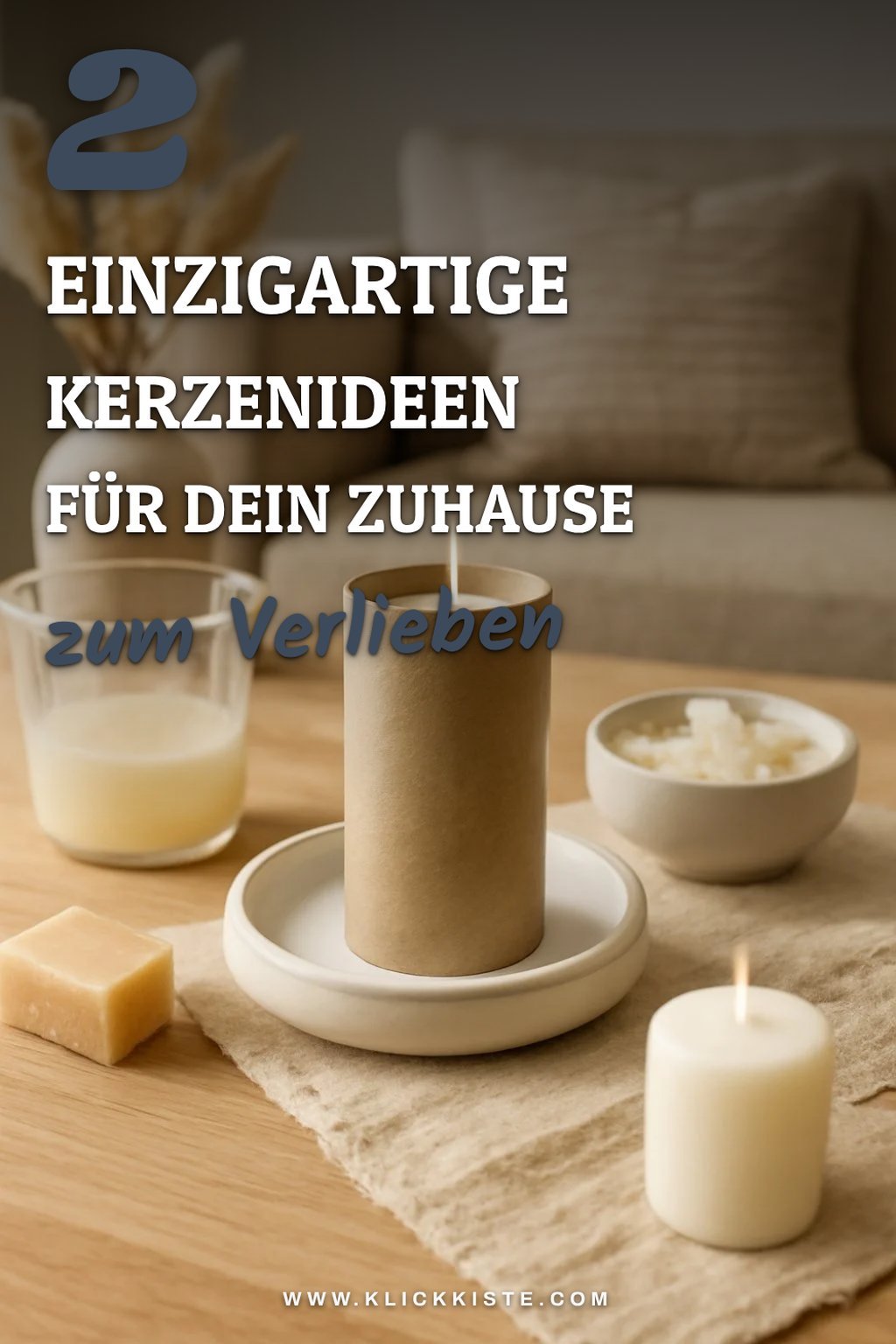 Einzigartige Kerzen für den Alltag