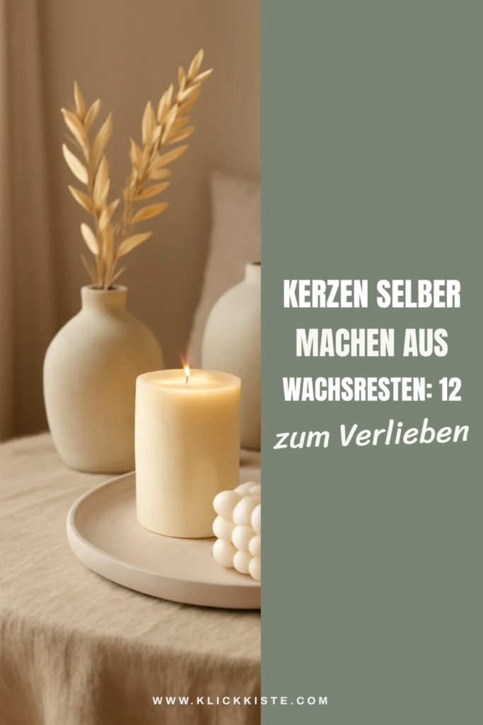 Kerzen Selber Machen aus Wachsresten: 12 kreative Ideen zum Selbermachen