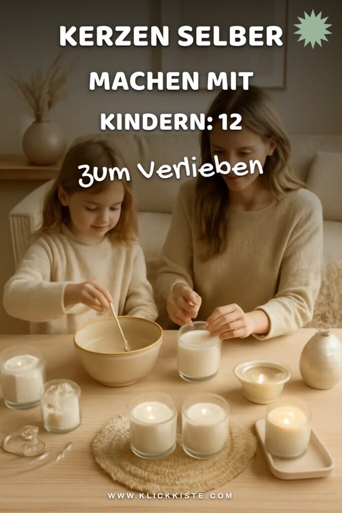 Kerzen Selber Machen mit Kindern: 12 kreative Ideen zum Selbermachen