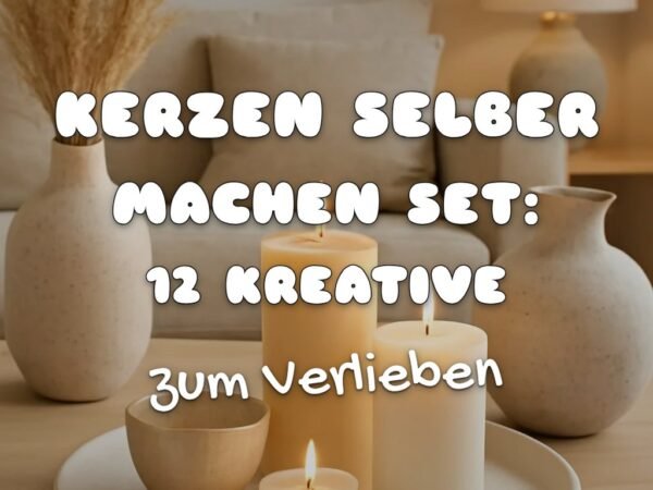 Kerzen Selber Machen Set: 12 kreative Ideen zum Selbermachen