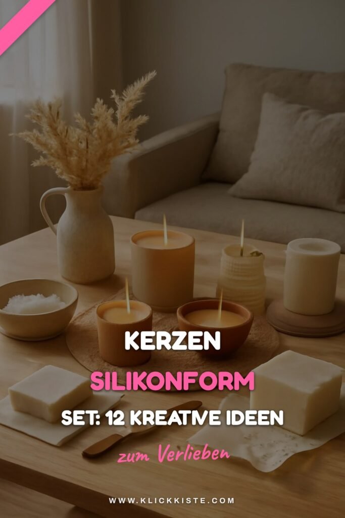 Kerzen Silikonform Set: 12 kreative Ideen zum Selbermachen