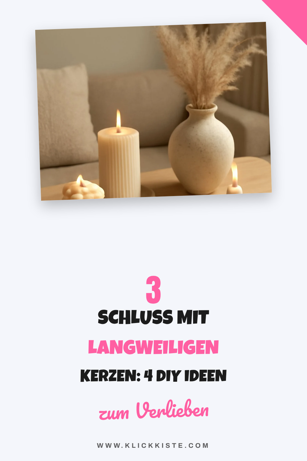 DIY Kerzen für besondere Anlässe