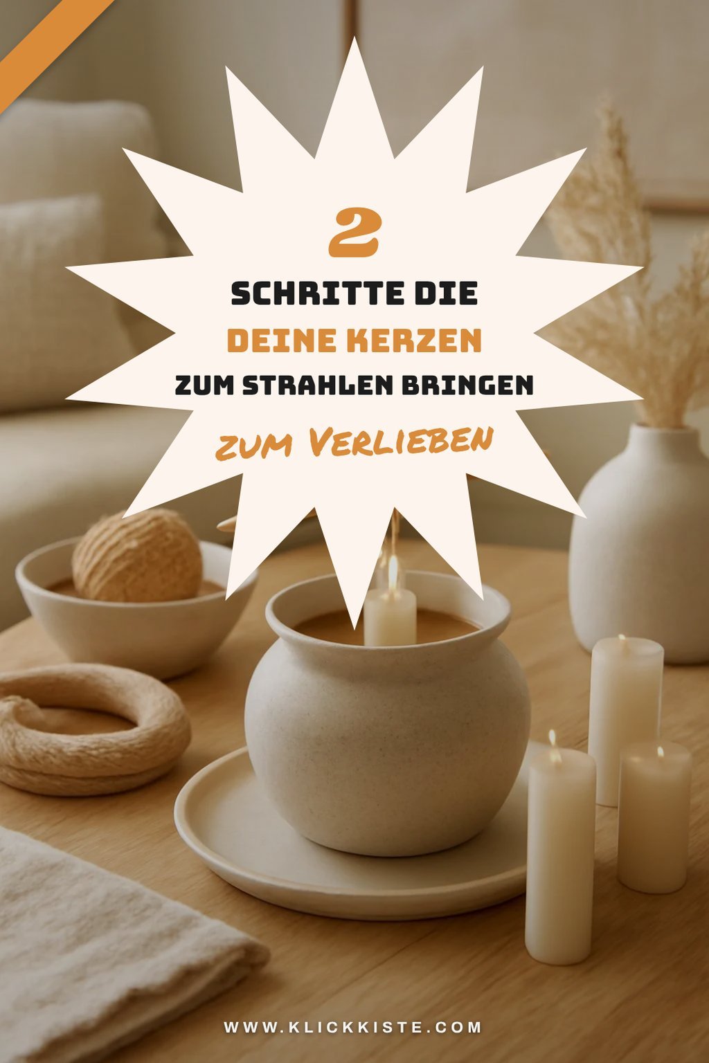 So zauberst du persönliche Kerzen in 5 einfachen Schritten