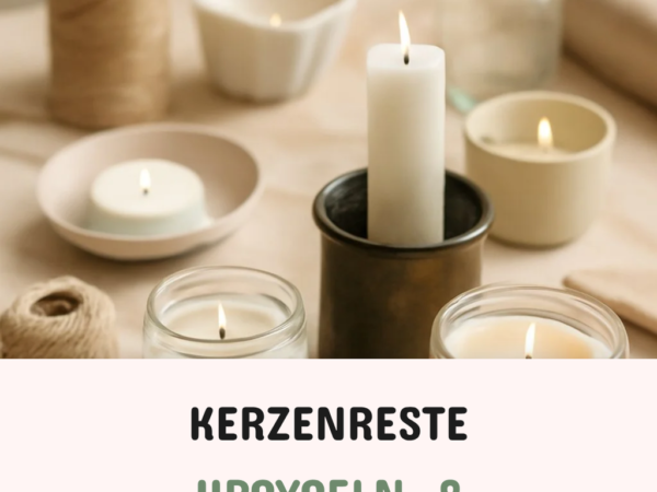 Kerzenreste upcyceln: 8 kreative Ideen für neue Kerzen + Deko