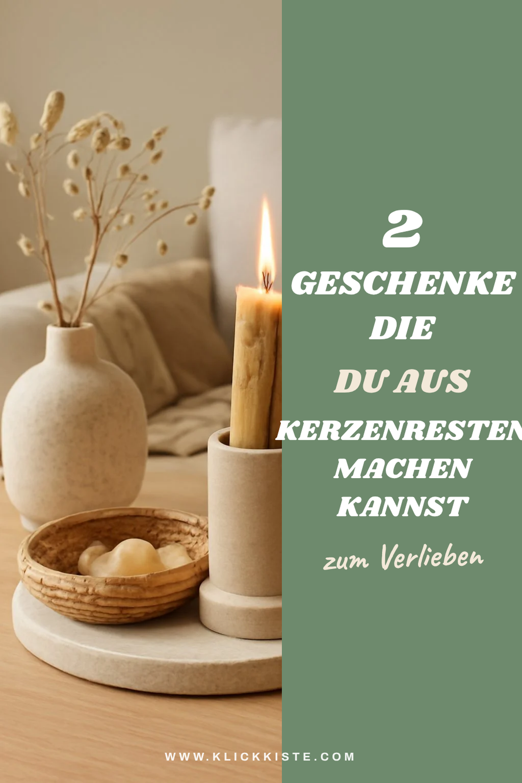 Kreative Geschenkideen aus Kerzenresten