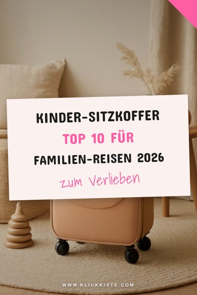 Kinder-Sitzkoffer Top 10 für Familien-Reisen 2026