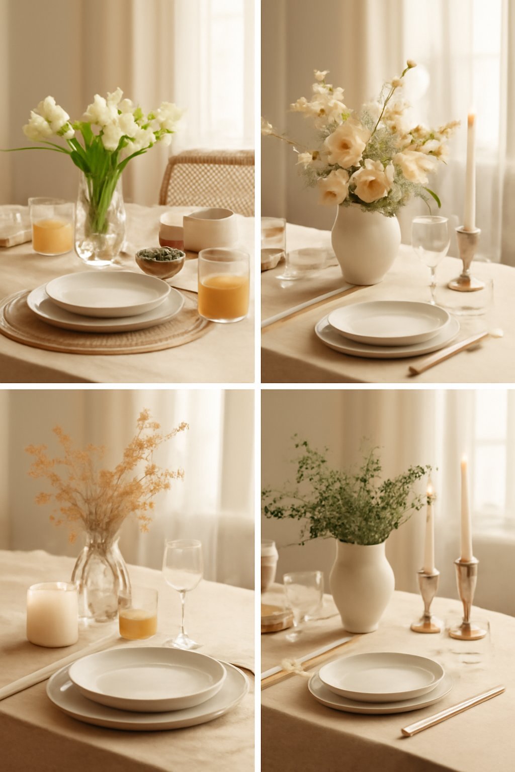 Tischdeko für jeden Anlass: 4 Ideen von Brunch bis Dinner