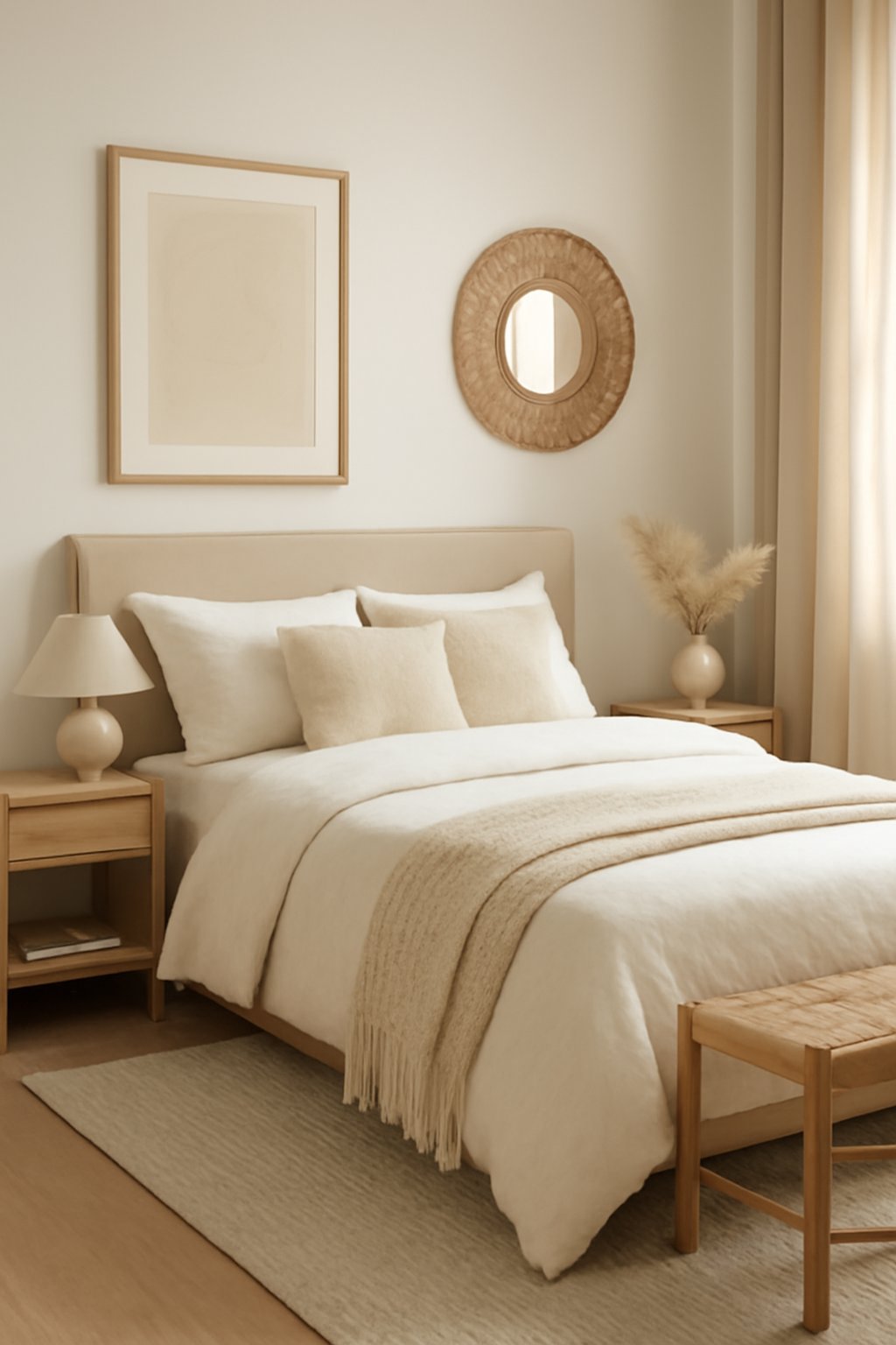 Helles Schlafzimmer dekorieren: 10 Ideen für eine ruhige Atmosphäre