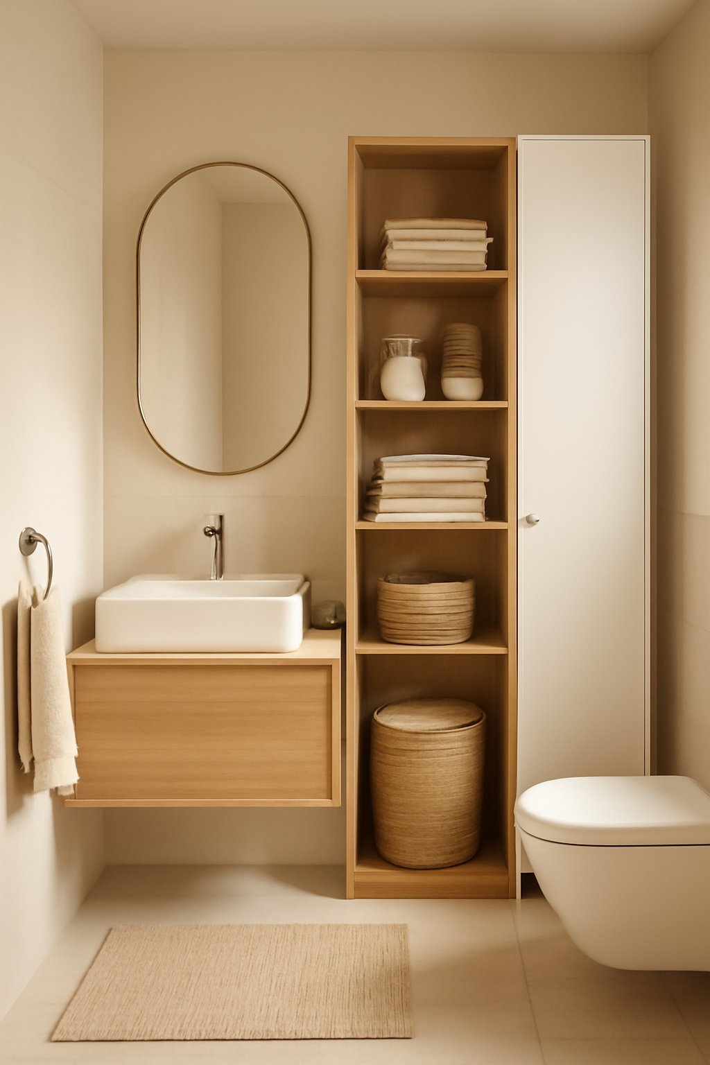 Kleines Bad einrichten: 8 Ideen für mehr Platz + Stil
